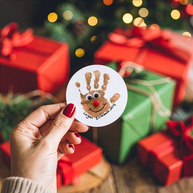 Adesivo Redondo Print Your Child's Art on Stickers (Criador carregado)