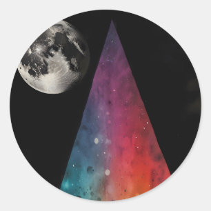 Adesivo Redondo Prism lunar