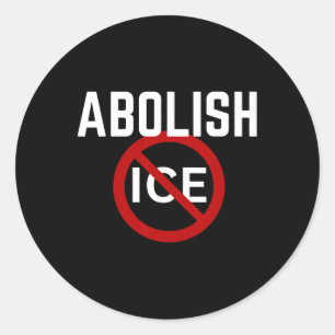 Adesivo Redondo Pró Imigrante Anti Gelo Anti Trump