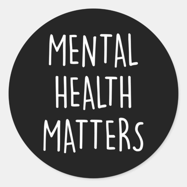 Adesivo Redondo Problemas De Saúde Mês De Consciência Para Homens  (Frente)