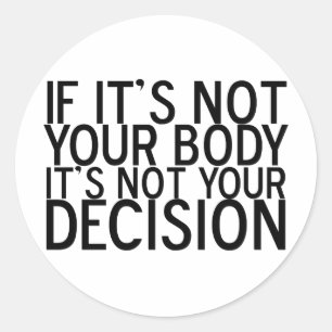 Adesivo Redondo ProChoice