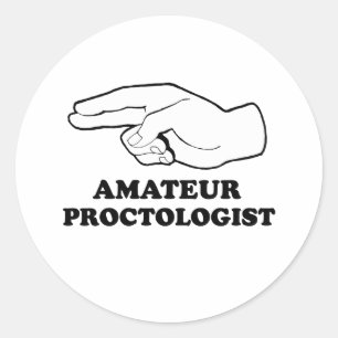 Adesivo Redondo Proctologista Amador