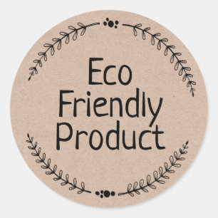 Adesivo Redondo Produto compatível com o Kraft Eco
