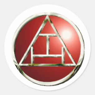 Adesivo Redondo Produtos de arco real