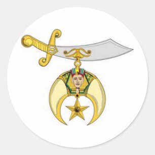 Adesivo Redondo Produtos de Shriners
