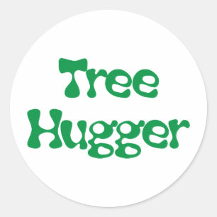 Adesivo Redondo Produtos & design de Hugger da árvore!