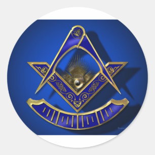 Adesivo Redondo Produtos do mestre passado