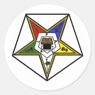 Adesivo Redondo Produtos orientais da estrela