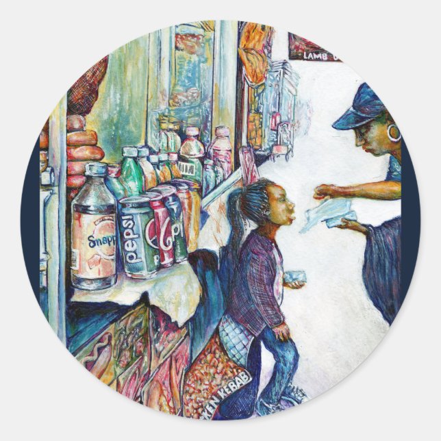 Adesivo Redondo Produz a esperança (Frente)