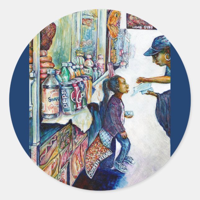 Adesivo Redondo Produz a esperança (Frente)