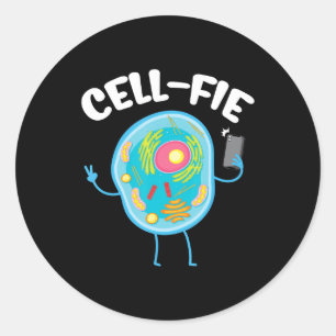 Adesivo Redondo Professor De Biologia Celular Fie.