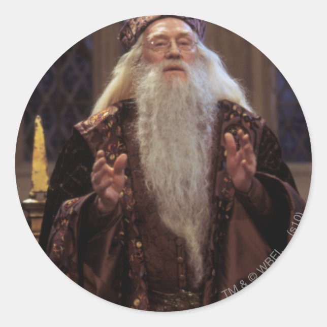 Adesivo Redondo Professor Dumbledore (Frente)