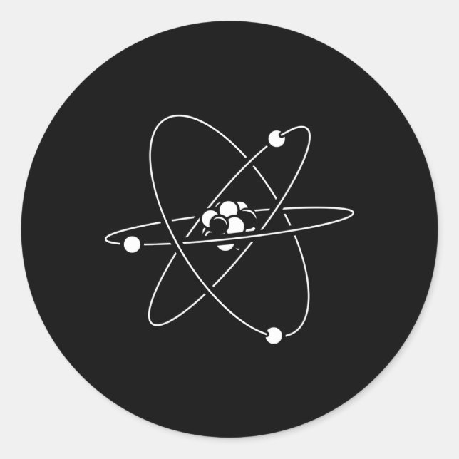 Adesivo Redondo Professora de Biologia do Science Club Biologista (Frente)