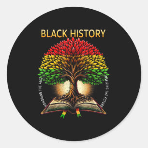 Adesivo Redondo Professora de Cultura da História Negra Orgulhosa