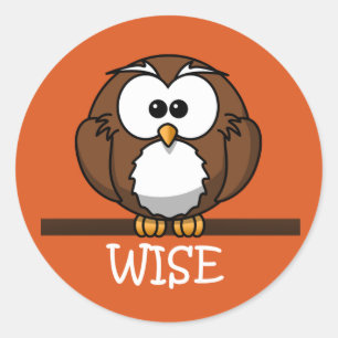 Adesivo Redondo Professora Wise Owl Formando Stickers