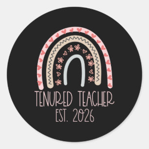 Adesivo Redondo Professoras Titulares Mulheres Com Tenure 2026 Méd