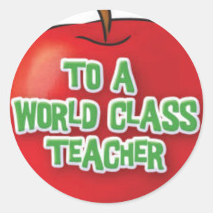 Adesivo Redondo Professores-Apreciação-Apple