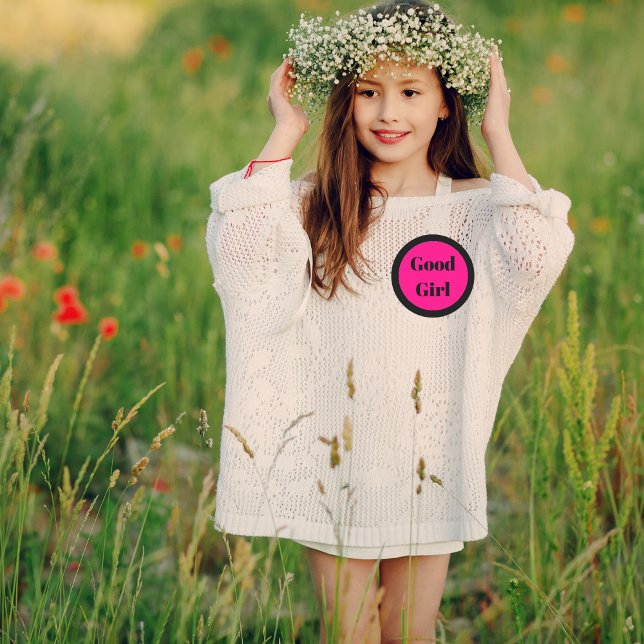 Adesivo Redondo Professores Rosa e Menina Negra (Criador carregado)