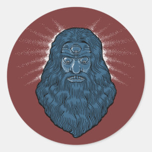 Adesivo Redondo Profeta Pineal