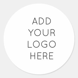 Adesivo Redondo Projete sua própria imagem personalizada costume