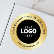 Promocional de logotipo comercial Envio Dourado