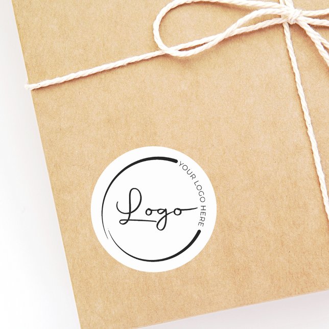 Adesivo Redondo Promocional de logotipo de empresa personalizado (Criador carregado)