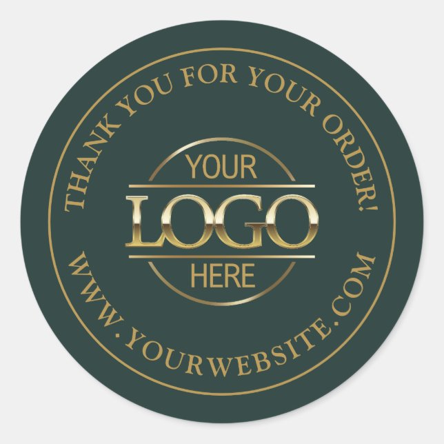 Adesivo Redondo Promocional de Logotipo para Empresas Personalizad (Frente)