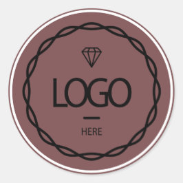 Adesivo Redondo Promocional Logotipo personalizado Pacote de moldu