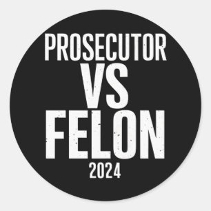 Adesivo Redondo Promotor Vs Criminoso 2024 