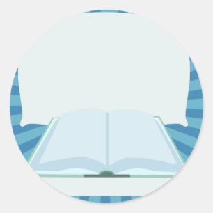 Adesivo Redondo Promova seu livro!