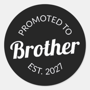 Adesivo Redondo Promovido a Irmão Est 2027 Big Brother Eu