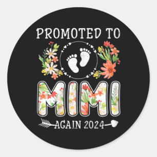 Adesivo Redondo Promovido A Mimi Novamente Dia de as mães Revelaçã