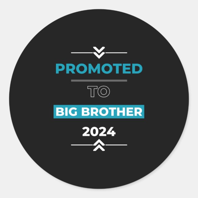 Adesivo Redondo Promovido ao Big Brother 2024 (Frente)