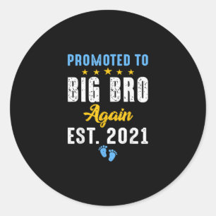 Adesivo Redondo Promovido ao Big Brother novamente 2021 tendênci