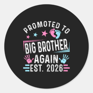 Adesivo Redondo Promovido ao Big Brother Novamente Est. 2026 Vinta