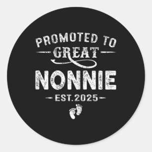Adesivo Redondo Promovido Ao Excelente De Nonnie Est 2025