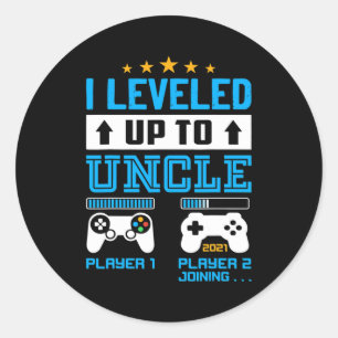 Adesivo Redondo Promovido Ao Tio EST 2021 Que Levei Ao Tio