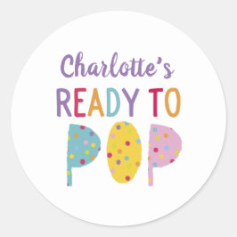 Adesivo Redondo Pronto para Doença de Pop