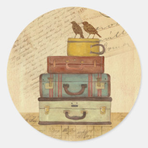 Adesivo Redondo Pronto Para Voar Ama Pássaros