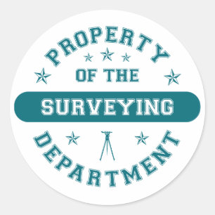 Adesivo Redondo Propriedade do departamento de exame