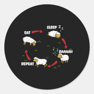 Adesivo Redondo Proprietário da Fazenda Animal