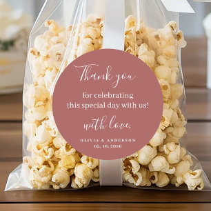 Adesivo Redondo Protea Nativa Aquarela Floral Boho Botânico