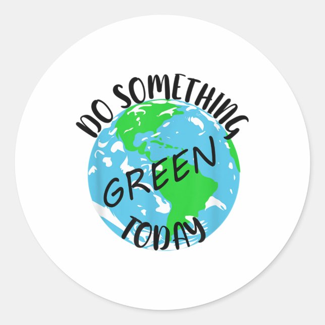 Adesivo Redondo Proteção da Natureza, Aquecimento de Ar Condiciona (Frente)