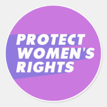Proteger os direitos das mulheres - Design redonda