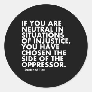 Adesivo Redondo Protesto de Trump