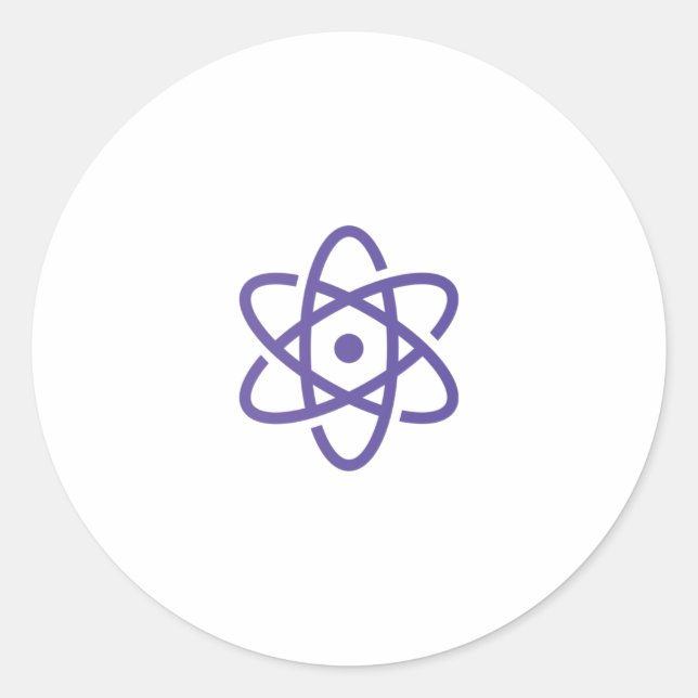 Adesivo Redondo Proton XPR logo Proton Crypto logo (Frente)