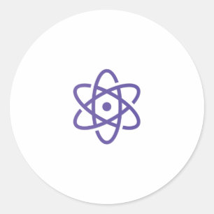 Adesivo Redondo Proton XPR logo Proton Crypto logo