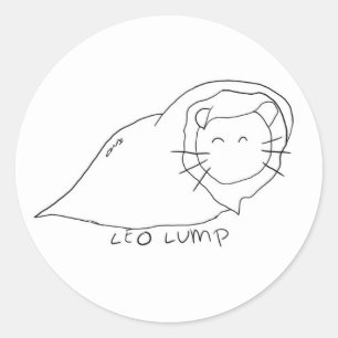 Adesivo Redondo Protuberância de Leo