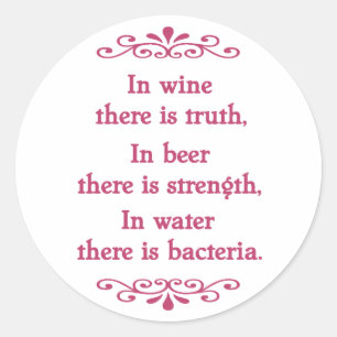 Adesivo Redondo Provérbio alemão - CF