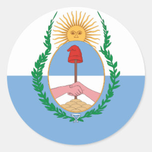 Adesivo Redondo Província de Mendoza, Argentina, Argentina